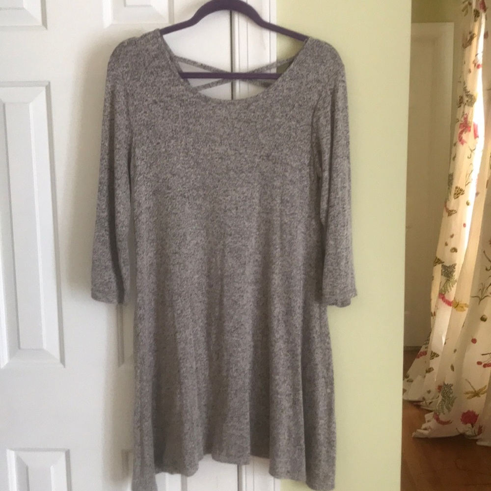Pine beige cotton dress